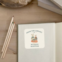 Storybook Woodland Vrienden Boek Bord Sticker