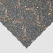 Storybook Woodland Vrienden Sleepy Eekhoorn Bos Tissuepapier (Detail)