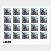 StoryBookCharm3 Vierkante Sticker (Vel)