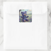 StoryBookCharm3 Vierkante Sticker (Tas)