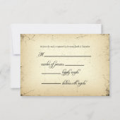 Storyline Weddenschap RSVP-reactiekaart RSVP Kaartje (Voorkant)