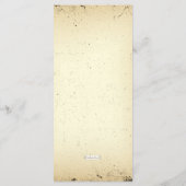 Storyline  Wedding Menu Kaart (Achterkant)