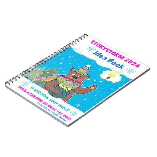 Storystorm 2024 Ideeënboek en Tijdschrift Notitieboek (Linkerzijde)