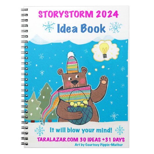 Storystorm 2024 Ideeënboek en Tijdschrift Notitieboek (Voorkant)