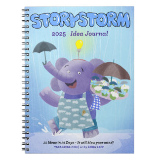 Storystorm 2025 Tijdschrift/Ideeënboek Notitieboek