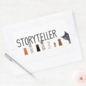 Storytelling Paws op het werk - sticker van de sch (Envelop)