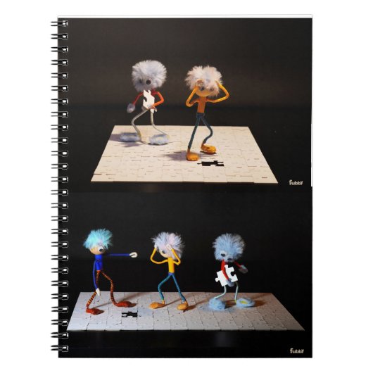 Storytelling puzzelende Fubby's. Notitieboek (Voorkant)