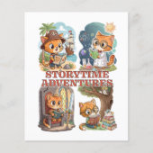 Storytime Adventures – A Journey Through Books Flyer (Voorkant)