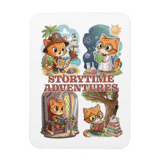 Storytime Adventures – A Journey Through Books Magneet