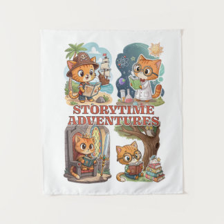 Storytime Adventures – A Journey Through Books Wandkleed