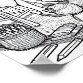 Storytime Circle Kleurplaat Poster (Hoek)