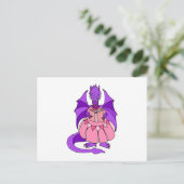 Storytime Dragon Briefkaart (Staand voorkant)