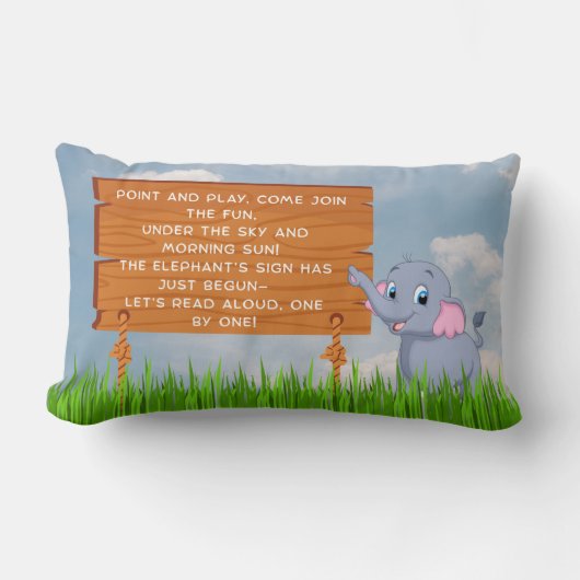 Storytime Safari Kussen (Voorkant)