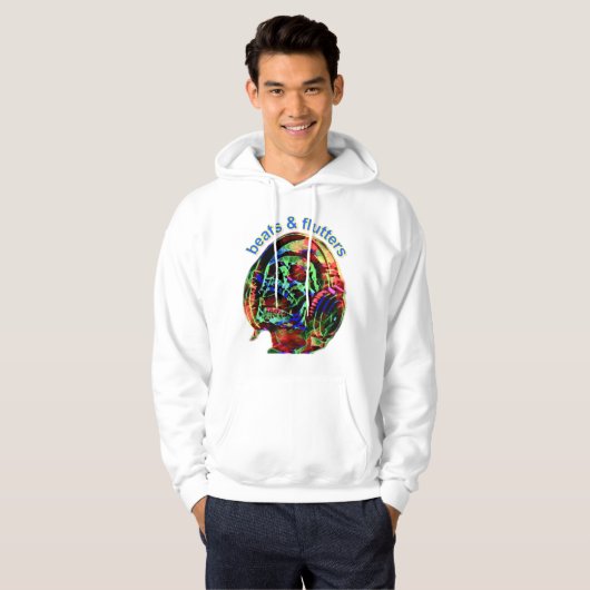 stoten en fladderen hoodie (Voorkant volledig)