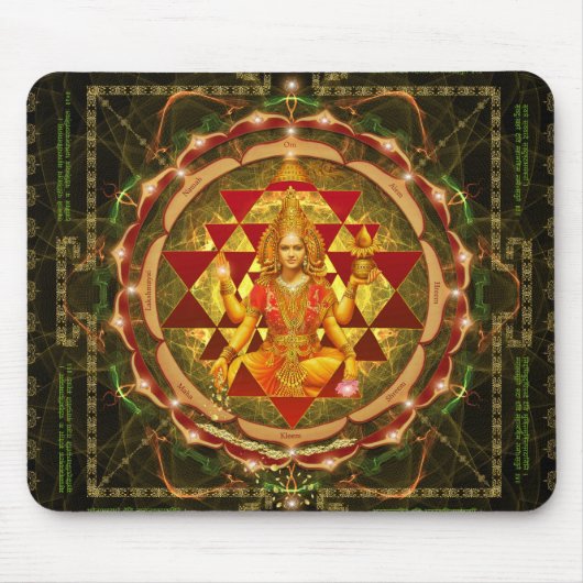 Stotram op Devi Lakshmi - Shri Yantra-Mahalakshmi Muismat (Voorkant)