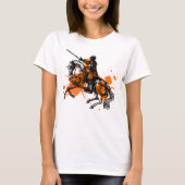 Stoughton Black Knights Splash Ladies T-shirt (Voorkant)