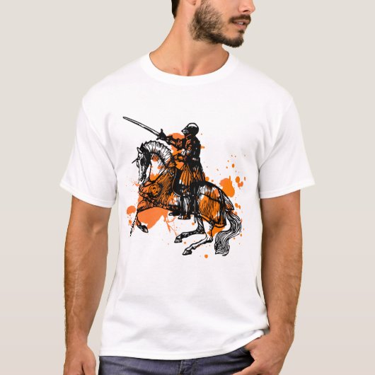 Stoughton Black Knights Splash T-shirt (Voorkant)