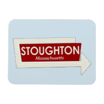 Stoughton Massachusetts Herinneringen Magneet