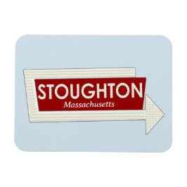Stoughton Massachusetts Herinneringen Magneet