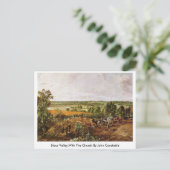 Stour Valley, met de kerk van John Constable Briefkaart (Staand voorkant)