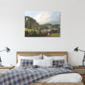 Stourhead Canvas Afdruk (Insitu (Slaapkamer))