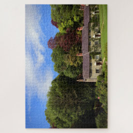 Stourton Cottages. Stourhead Gardens, Verenigd Kon Legpuzzel