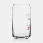 Stout Aardig Dronken Grappig Kerstmis Blikvorm Glas (Rechts)