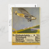 Stout Airlines Briefkaart (Voorkant / Achterkant)