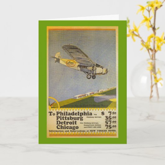 Stout Airlines Kaart (Gele Bloem)