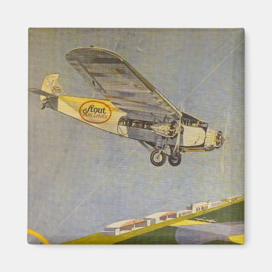 Stout Airlines Magneet (Voorkant)