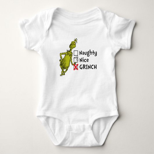 Stout, Braaf of Grinch citaat Romper (Voorkant)