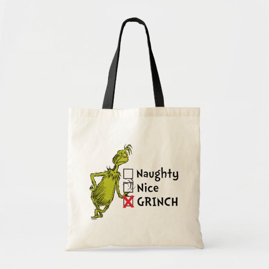 Stout, Braaf of Grinch citaat Tote Bag (Voorkant)