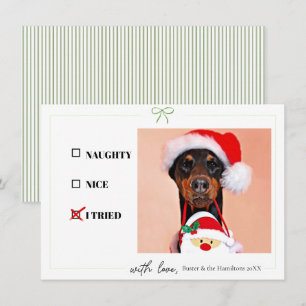 Stout Bravo Ik Heb Het Geprobeerd Hond Foto Grappi Notitiekaartje