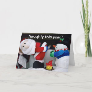 STOUT DIT JAAR? PRIMA MET MIJ! KERSTMIS KAART