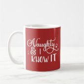 stout en ik weet het Grappige Kerstmis Koffiemok (Links)
