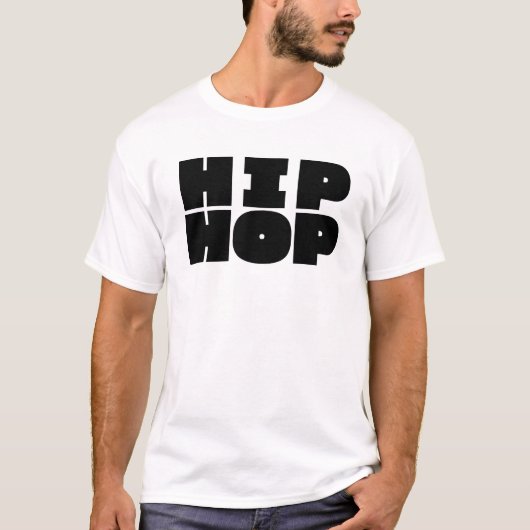 stout hiphop logo ontwerp. t-shirt (Voorkant)