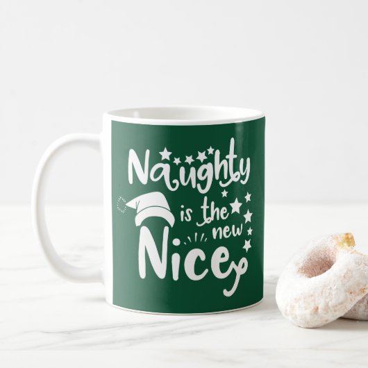 stout is de nieuwe nice koffiemok (Met donut)