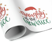 Stout is Het Nieuwe Leuk Grappige Kerstman Cadeaupapier (Rol Hoek)