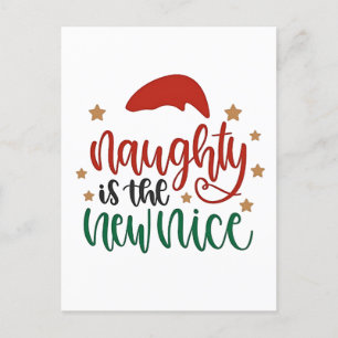 Stout is Het Nieuwe Leuk Grappige Kerstman Santa Uitnodiging Briefkaart