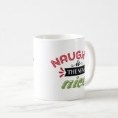 Stout Is Het Nieuwe Nette Kerst Koffiemok (Voorkant rechts)