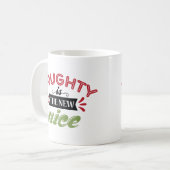 Stout Is Het Nieuwe Nette Kerst Koffiemok (Voorkant links)