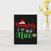Stout Is Het Nieuwe Nice Kleren Grappig Kerstcadea Kaart (Gele Bloem)