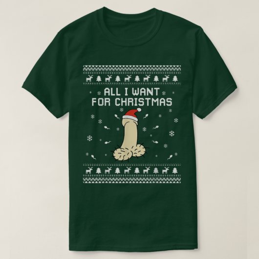 Stout lelijk kersttrui voor vrouw of vriendin t-shirt (Design voorkant)