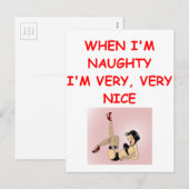 stout maar aardig feestdagenkaart (Voorkant / Achterkant)