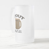 Stout Matglas Bierpul (Voorkant links)