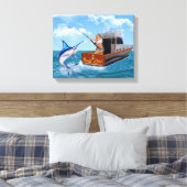 STOUT MEISJE CANVAS AFDRUK (Insitu (Slaapkamer))