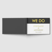 Stout Modern BW ‘We Do’ Trouwen | Schoon Indeling Gastenboek (Volledig)