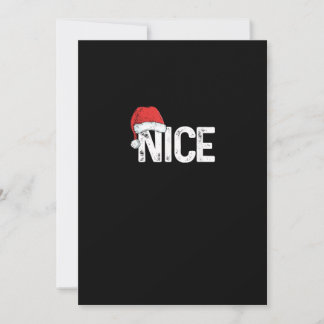 Stout of Braaf Bijpassend Kerst Grappig Ontwerp Feestdagenkaart