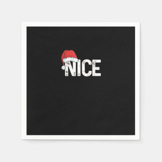 Stout of Braaf Bijpassend Kerst Grappig Ontwerp  Servet