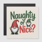 Stout of Braaf Kerst Grafisch: Schattige Gnome's (Voorkant / Achterkant)